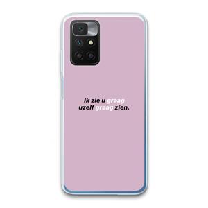 CaseCompany uzelf graag zien: Xiaomi Redmi 10 Transparant Hoesje
