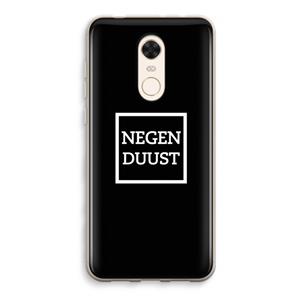 CaseCompany Negenduust black: Xiaomi Redmi 5 Transparant Hoesje