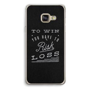 CaseCompany Risk loss: Samsung Galaxy A3 (2016) Transparant Hoesje