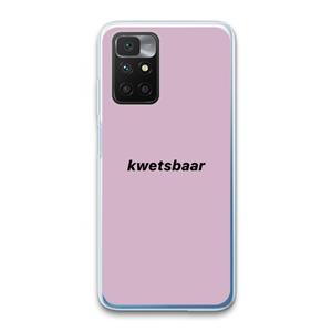CaseCompany kwetsbaar: Xiaomi Redmi 10 Transparant Hoesje