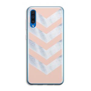 CaseCompany Marmeren pijlen: Samsung Galaxy A50 Transparant Hoesje