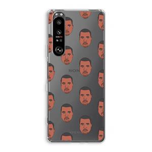 CaseCompany Kanye Call Me℃: Sony Xperia 1 III Transparant Hoesje