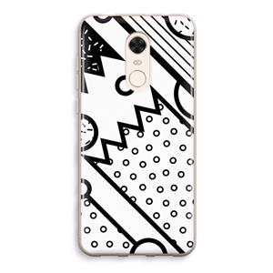 CaseCompany Pop Art #4: Xiaomi Redmi 5 Transparant Hoesje