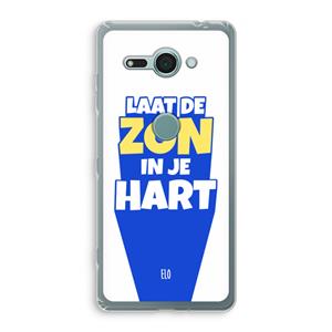 CaseCompany Laat de zon in je hart: Sony Xperia XZ2 Compact Transparant Hoesje