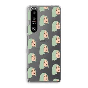 CaseCompany King Kylie: Sony Xperia 1 III Transparant Hoesje