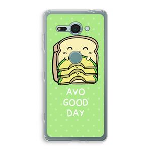 CaseCompany Avo Good Day: Sony Xperia XZ2 Compact Transparant Hoesje