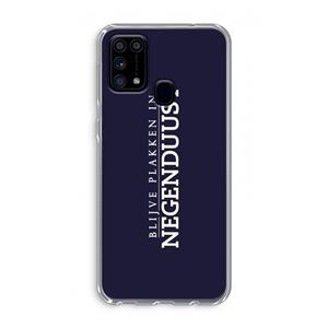 CaseCompany Blijve plakken in Negenduust: Samsung Galaxy M31 Transparant Hoesje