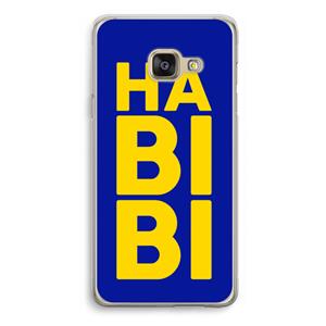 CaseCompany Habibi Blue: Samsung Galaxy A3 (2016) Transparant Hoesje