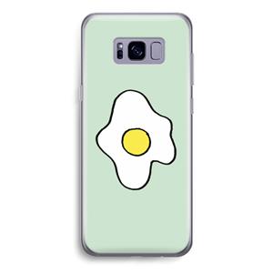 CaseCompany Spiegelei: Samsung Galaxy S8 Transparant Hoesje