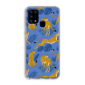 CaseCompany Luipaard: Samsung Galaxy M31 Transparant Hoesje