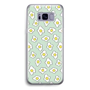 CaseCompany Spiegeleitjes: Samsung Galaxy S8 Transparant Hoesje
