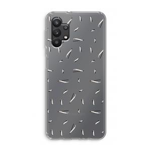 CaseCompany Hipster stripes: Samsung Galaxy A32 5G Transparant Hoesje