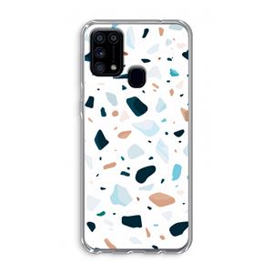 CaseCompany Terrazzo N°13: Samsung Galaxy M31 Transparant Hoesje