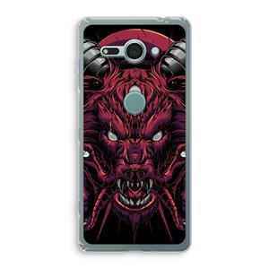 CaseCompany Hell Hound and Serpents: Sony Xperia XZ2 Compact Transparant Hoesje