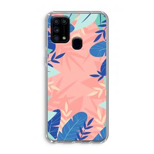CaseCompany Tropisch: Samsung Galaxy M31 Transparant Hoesje