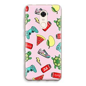 CaseCompany Things Jamie Loves: Xiaomi Redmi 5 Transparant Hoesje