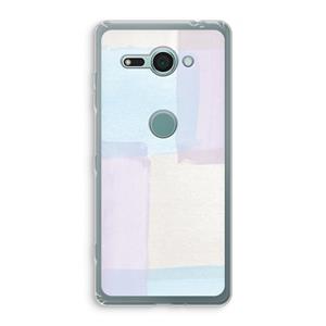 CaseCompany Square pastel: Sony Xperia XZ2 Compact Transparant Hoesje