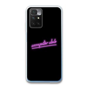 CaseCompany Vice Black: Xiaomi Redmi 10 Transparant Hoesje