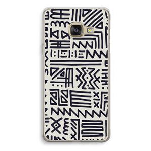 CaseCompany Marrakech print: Samsung Galaxy A3 (2016) Transparant Hoesje