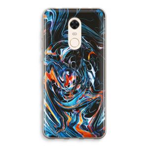 CaseCompany Black Unicorn: Xiaomi Redmi 5 Transparant Hoesje