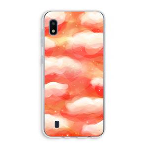 CaseCompany Lichte Wolken: Samsung Galaxy A10 Transparant Hoesje