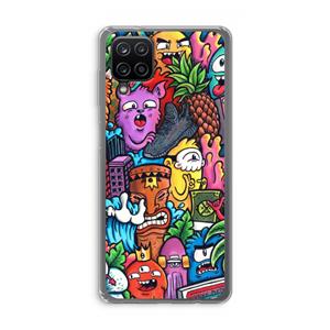 CaseCompany Vexx Mixtape: Samsung Galaxy A12 Transparant Hoesje