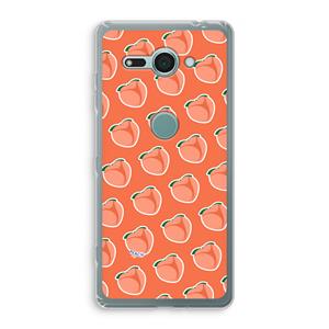 CaseCompany Just peachy: Sony Xperia XZ2 Compact Transparant Hoesje