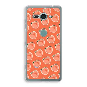 CaseCompany Just peachy: Sony Xperia XZ2 Compact Transparant Hoesje