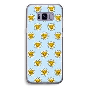 CaseCompany Leeuwenkoppen: Samsung Galaxy S8 Transparant Hoesje