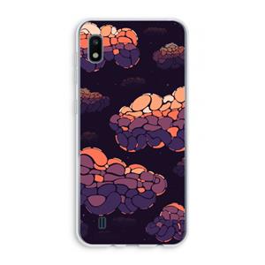 CaseCompany Patroon Wolken: Samsung Galaxy A10 Transparant Hoesje