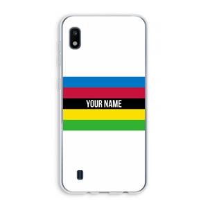 CaseCompany WK Wielrennen: Samsung Galaxy A10 Transparant Hoesje