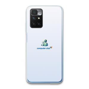 CaseCompany MSN: Xiaomi Redmi 10 Transparant Hoesje