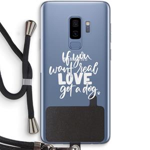CaseCompany Partner in crime: Samsung Galaxy S9 Plus Transparant Hoesje met koord