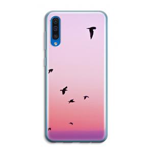 CaseCompany Fly away: Samsung Galaxy A50 Transparant Hoesje