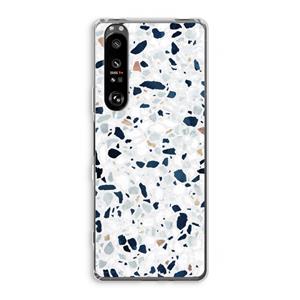 CaseCompany Terrazzo N°1: Sony Xperia 1 III Transparant Hoesje