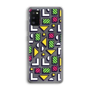 CaseCompany 8-bit N°4: Samsung Galaxy A41 Transparant Hoesje