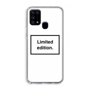 CaseCompany Limited edition: Samsung Galaxy M31 Transparant Hoesje