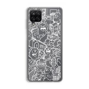 CaseCompany Vexx City #2: Samsung Galaxy A12 Transparant Hoesje