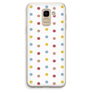 CaseCompany Bollen: Samsung Galaxy J6 (2018) Transparant Hoesje