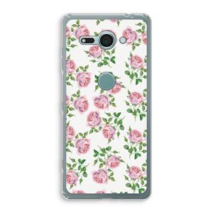 CaseCompany Kleine roosjes: Sony Xperia XZ2 Compact Transparant Hoesje