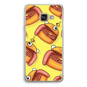 CaseCompany Hamburger: Samsung Galaxy A3 (2016) Transparant Hoesje