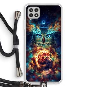 CaseCompany Aurowla: Samsung Galaxy A22 4G Transparant Hoesje met koord