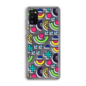 CaseCompany 8-bit N°6: Samsung Galaxy A41 Transparant Hoesje