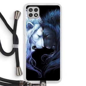 CaseCompany Brotherhood: Samsung Galaxy A22 4G Transparant Hoesje met koord