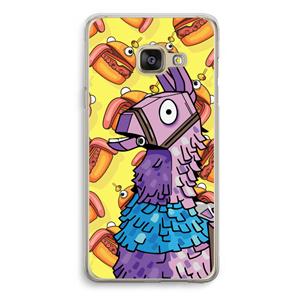 CaseCompany Loot Burger: Samsung Galaxy A3 (2016) Transparant Hoesje