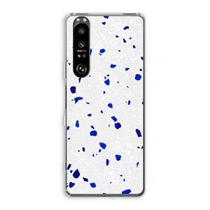 CaseCompany Terrazzo N°5: Sony Xperia 1 III Transparant Hoesje