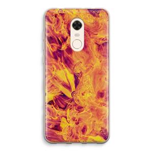CaseCompany Eternal Fire: Xiaomi Redmi 5 Transparant Hoesje