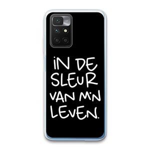 CaseCompany De Sleur: Xiaomi Redmi 10 Transparant Hoesje