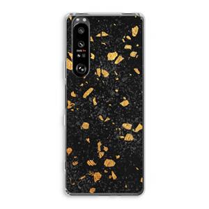CaseCompany Terrazzo N°7: Sony Xperia 1 III Transparant Hoesje