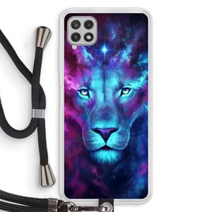 CaseCompany Firstborn: Samsung Galaxy A22 4G Transparant Hoesje met koord